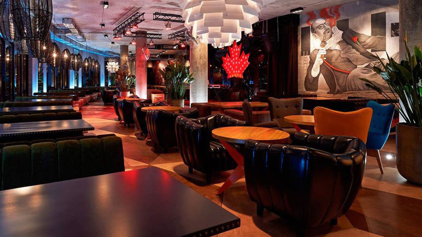 Modern bar stools with sturdy frames, perfect for upscale club settings by Yavorina - yavorina.com.ua