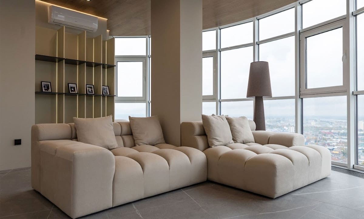 Tailor-made furniture for hotel lobbies designed by Yavorina - yavorina.com.ua