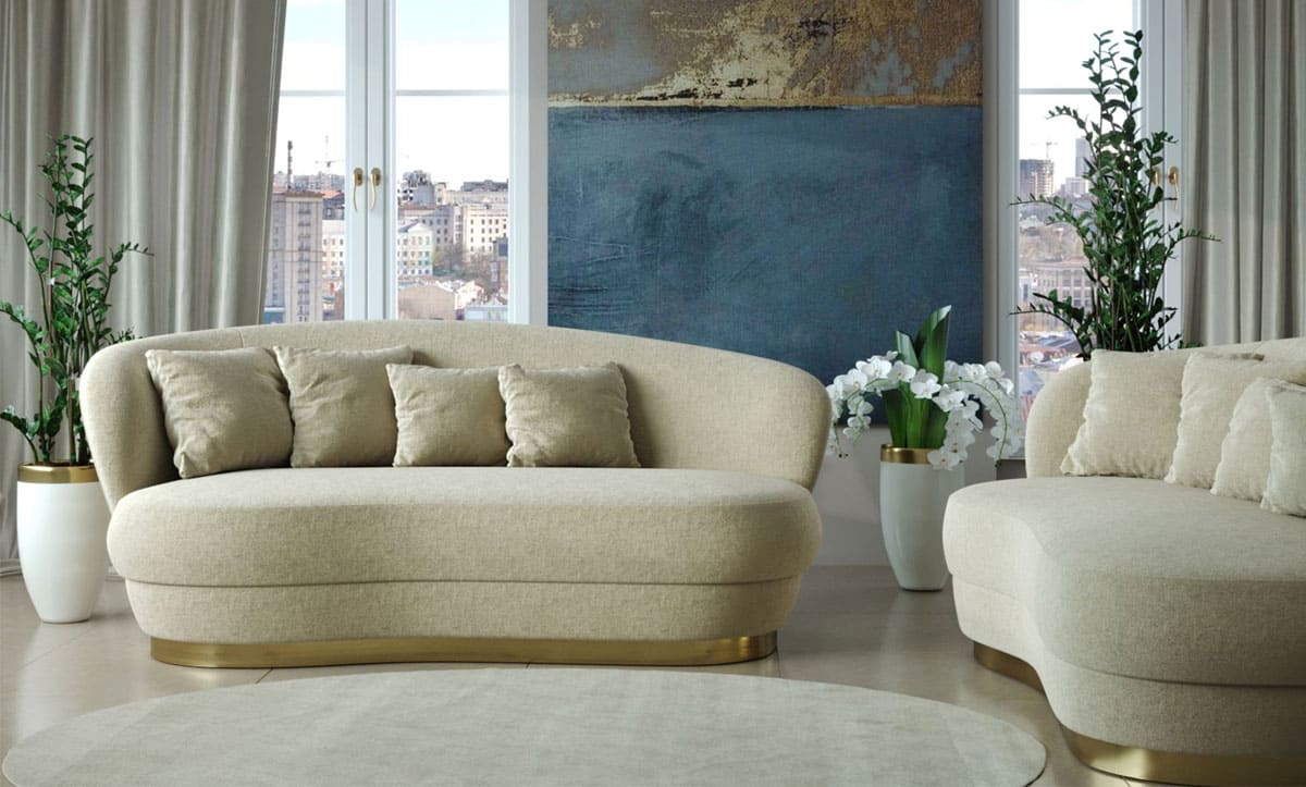 Designer living room furniture combining comfort and style by Yavorina - yavorina.com.ua