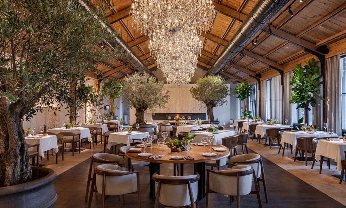Comfortable sofas by Yavorina at Al Fresco Restaurant