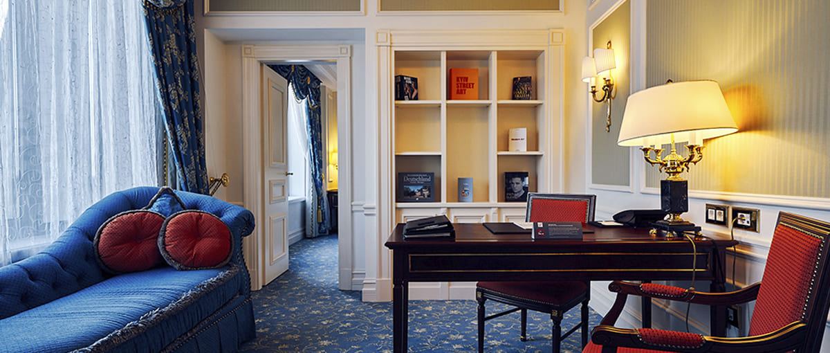 Custom-designed sofa in Riviera House Hotel suite - yavorina.com.ua