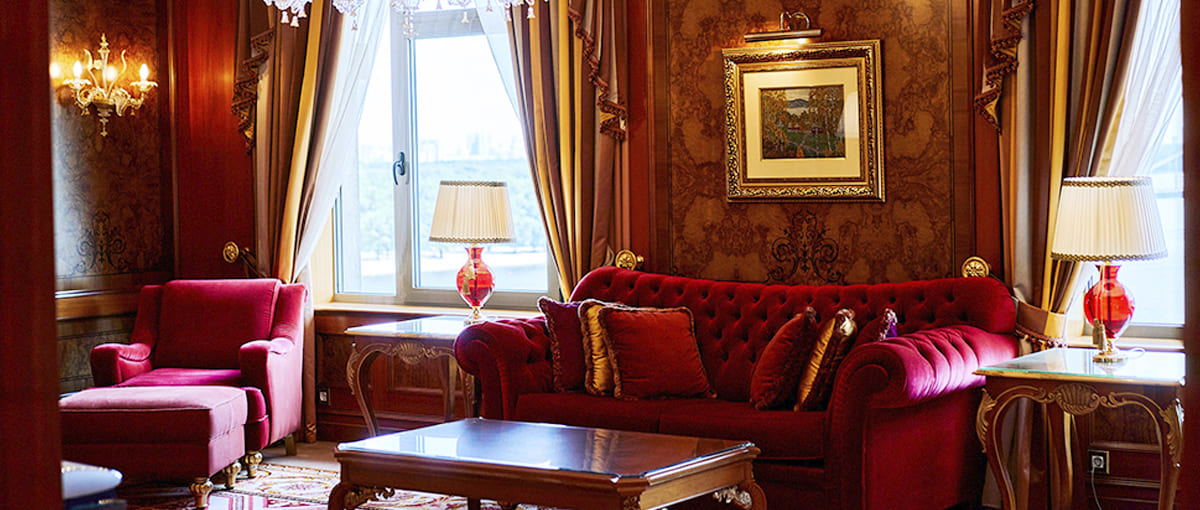 Stylish chair in Riviera House Hotel guest room - yavorina.com.ua