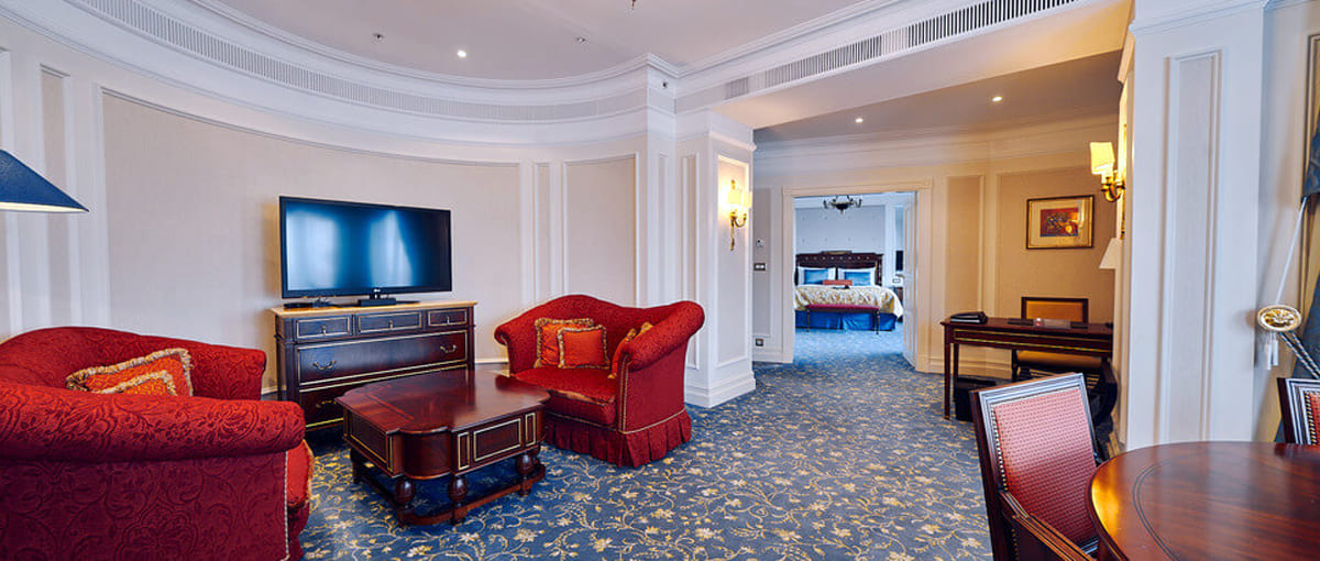 Luxurious armchair in Riviera House Hotel guest room - yavorina.com.ua