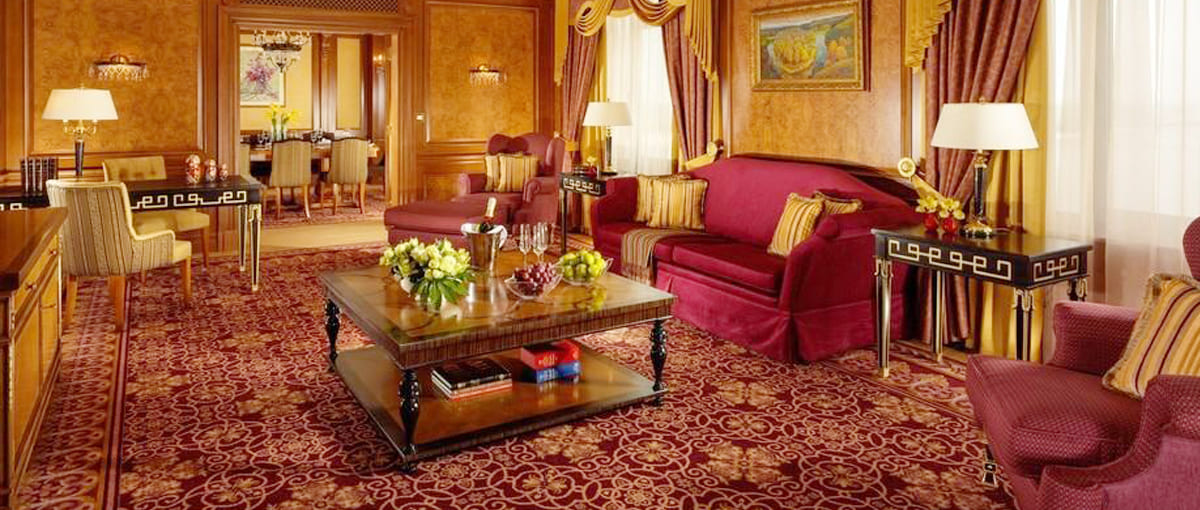 Custom-designed hotel furniture in Riviera House Hotel suite - yavorina.com.ua
