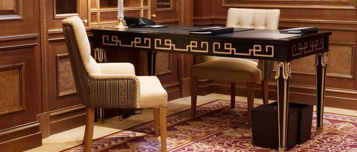Exclusive custom-made armchair in Riviera House Hotel room - yavorina.com.ua
