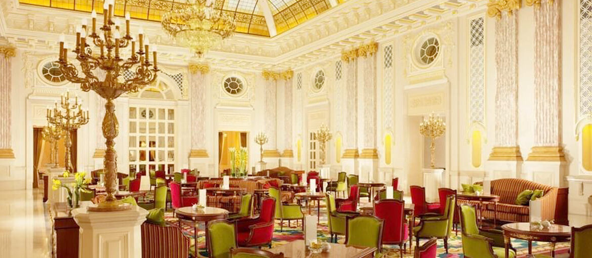 Exclusive dining chairs in Fairmont Grand Restaurant - yavorina.com.ua