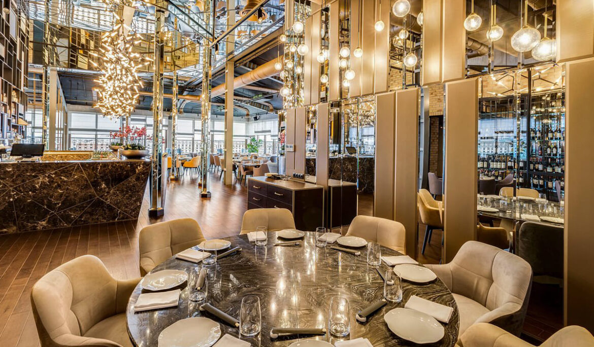 Exclusive dining chairs at KAMA Restaurant - yavorina.com.ua