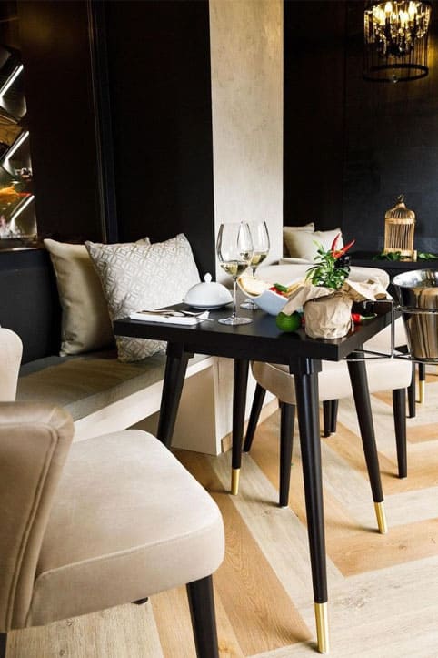 Stylish chairs custom-made by Yavorina for Zitti Vinoteca - yavorina.com.ua
