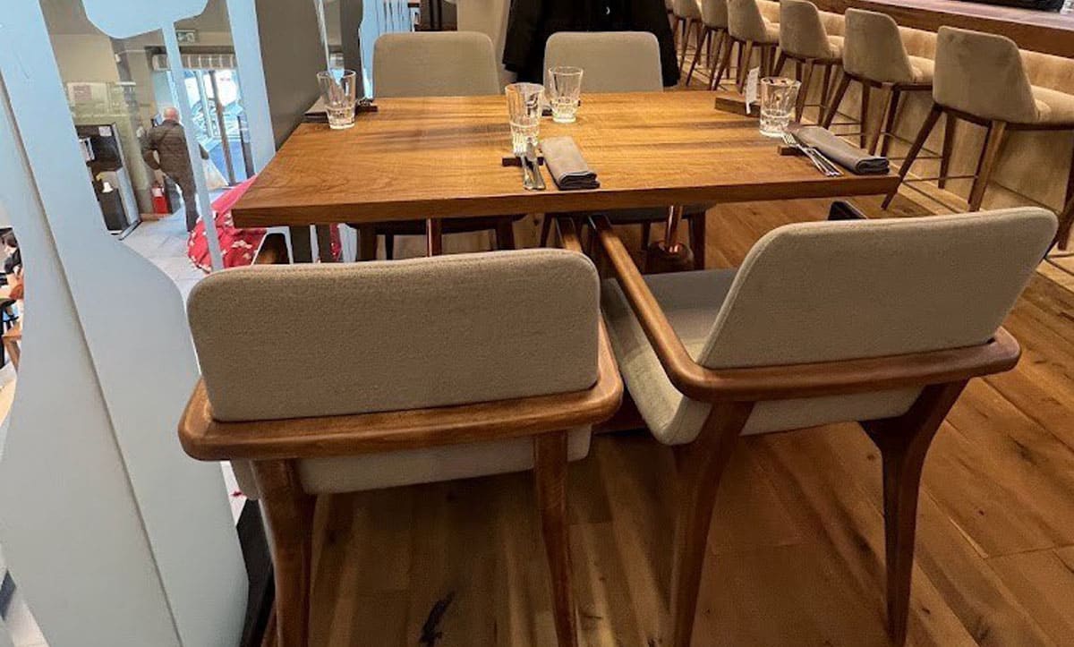 Bespoke furniture enhancing the ambiance of CHEF’s TABLE restaurant - yavorina.com.ua