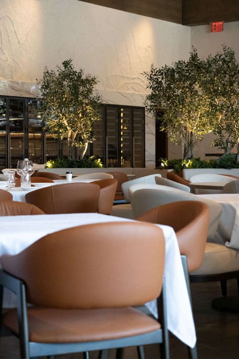 Sleek bar furniture by Yavorina for LaNoma Restaurant - yavorina.com.ua