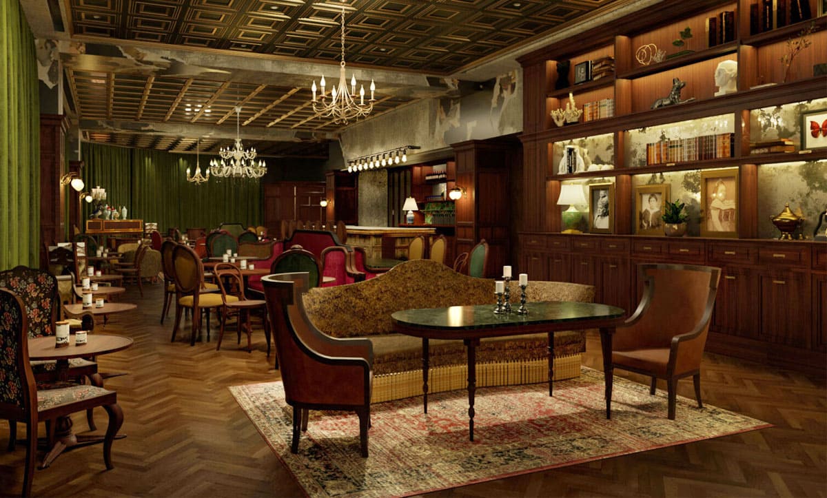 Custom leather armchairs in Bellboy Restaurant, Berlin - yavorina.com.ua