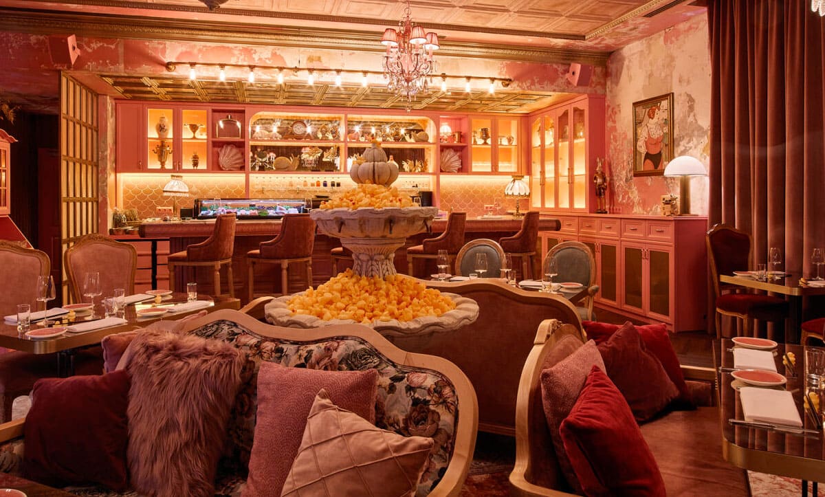 Luxury leather sofas in the lounge area of Bellboy - yavorina.com.ua