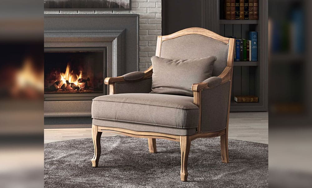 Refined LEON-01 armchair in luxury home setting - yavorina.com.ua