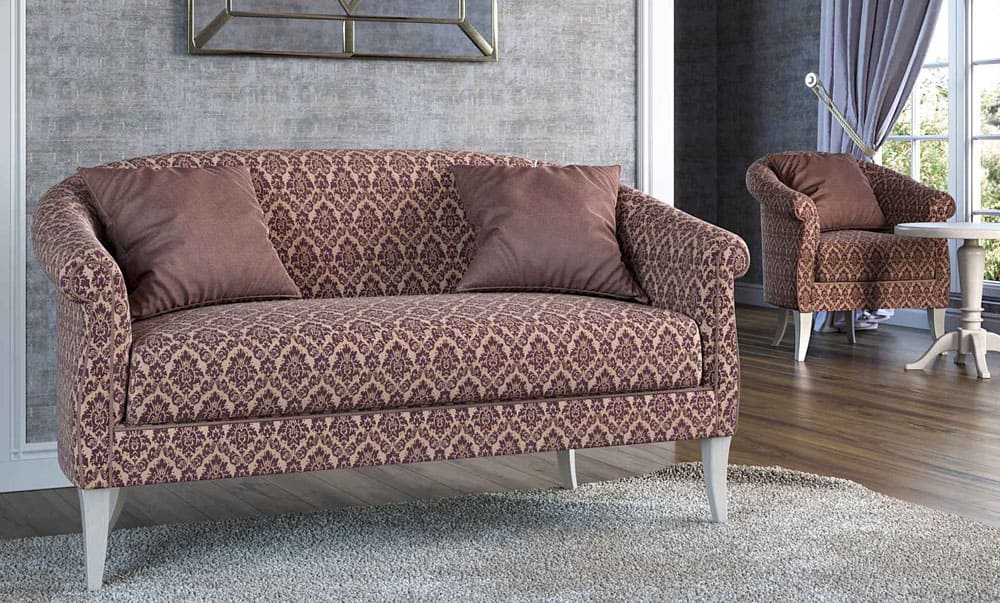 Light and elegant Vavilon-02 sofa in a beautifully designed room - yavorina.com.ua