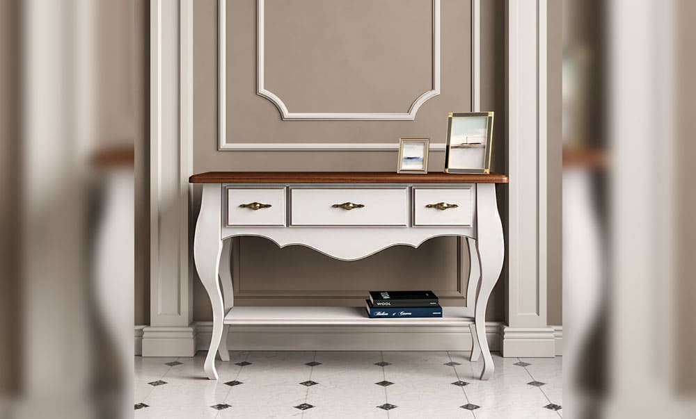 Light Console-01 in a living room with decorative elements - yavorina.com.ua