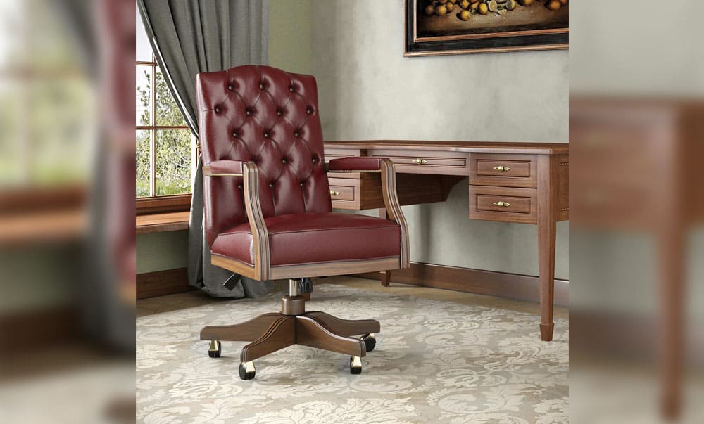 FAVORIT-02 office armchair in a luxurious office interior - yavorina.com.ua