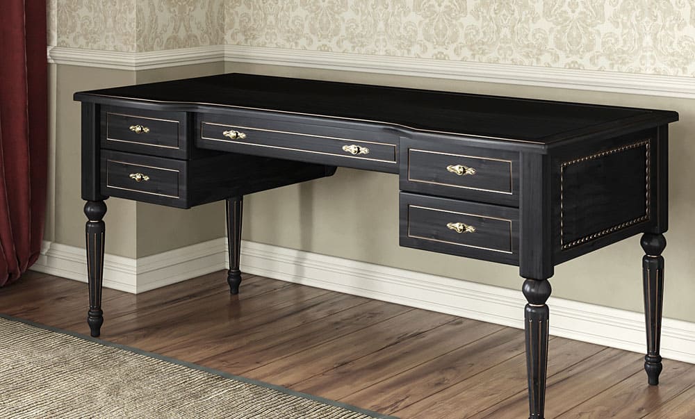 Writing desk Classic-02 in a classic interior - yavorina.com.ua