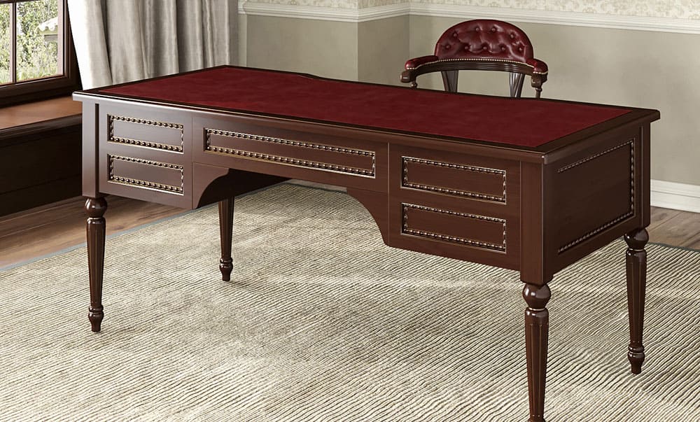 Classic-02 desk for a workspace in the office - yavorina.com.ua