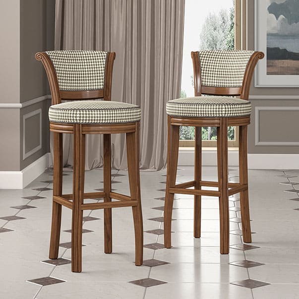 Stylish ROMA bar stools in a spacious kitchen - yavorina.com.ua