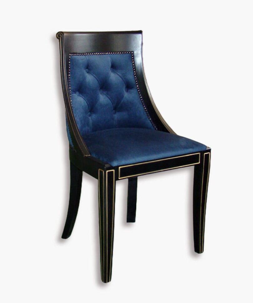 LINDA-03 chair with high upholstered backrest - yavorina.com.ua
