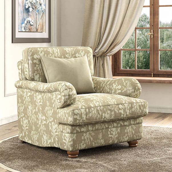 Elegant accent in living room - VIVIAN armchair - yavorina.com.ua